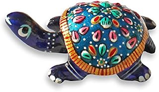 Medieval Replicas SouvNear 3" Lucky Sea Turtle - Unique Metal Work Tortoise Figurine - Good Luck Charm and Feng Shui Item Decorations/Centerpiece/Home & Table Decor - Deals of The Day