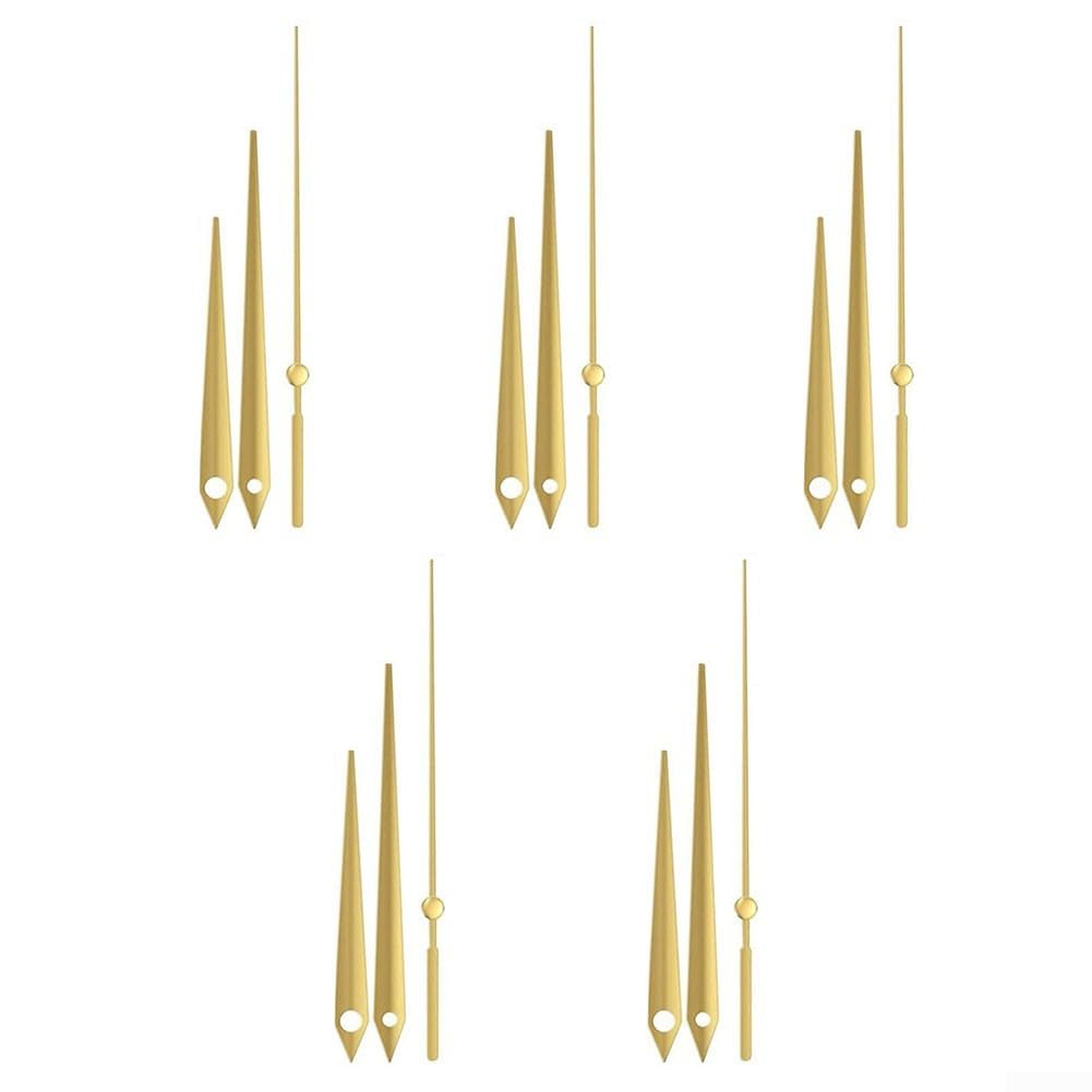 Kit 5 Lancette Per Orologio In Alluminio - Argento, Per Fai Da Te E Riparazioni | Precise E Leggere - Foto 6