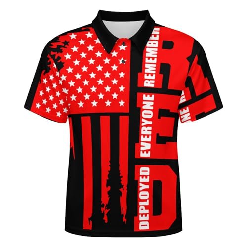 R.E.D Remember Everyone Deployed Red Friday 4 Mens Polo Shirt Short Sleeve Top Tee Casual T-Shirt4