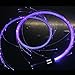 MDybf LED Fiber Optic Whip USB Rechargeable Optical Pixel Light-up Whips 6ft Pixel Whip 360° Swivel 3 Glowing Modes,Flow Toy