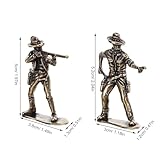Zoom IMG-1 uldigi 2 pezzi statua cowboy Zoom IMG-1 uldigi 2 pezzi statua cowboy
