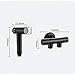 USZWBY Handheld for Toilet Black Baby Cloth Diaper Sprayer Portable Hand Held Toilet Head with Bidet Hose and Bracket, for Feminine Wash, Pet Washing,3m Hose