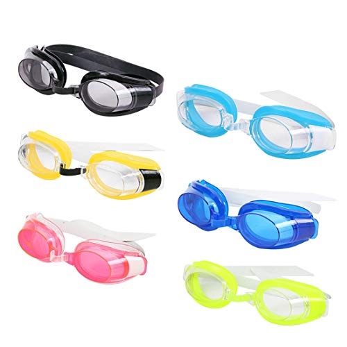 Fashion Life Children Swimming Goggles Anti Fog Swimming Glasses Outdoor Sports Swimming Pool Eyewear & Ear Plugs Nose Clip Waterproof