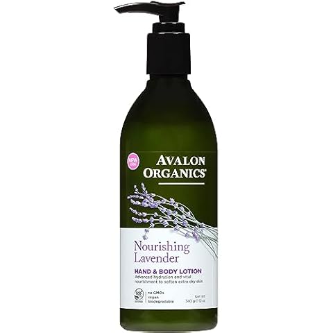 Avalon Organics Hand & Body Lotion, Nourishing Lavender, 12 Oz Cover