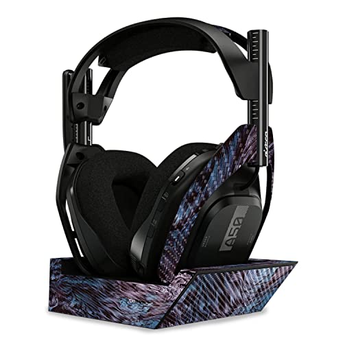 Image of MightySkins Carbon Fiber Skin Compatible with Astro A50 Wireless Headphones + Base Station (Gen 4) - Angry Ripple | Protective, Durable Textured Carbon Fiber Finish | Easy to Apply | Made in The USA