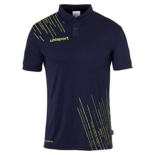 uhlsport Herren Score 26 Poly Poloshirt Und Jungs Sport-Polo, Marine/Fluo Gelb, M EU