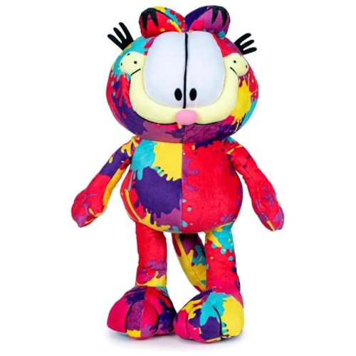 FLOWTOYS Peluche Garfield Gato De Colores 35 cm Licencia Oficial Especial De Coleccion
