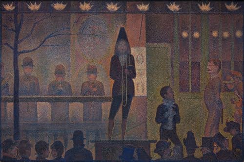 Tableau Mural Georges Seurat Peinture Poster Abstraite Parade De Cirque 60x90cm