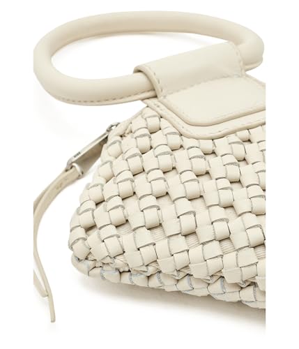 Image of HOBO Sable Leather Wristlet Clutch with Circular Handle, Zippered Closure, Credit Card Organizer, & Interior Zip Pocket