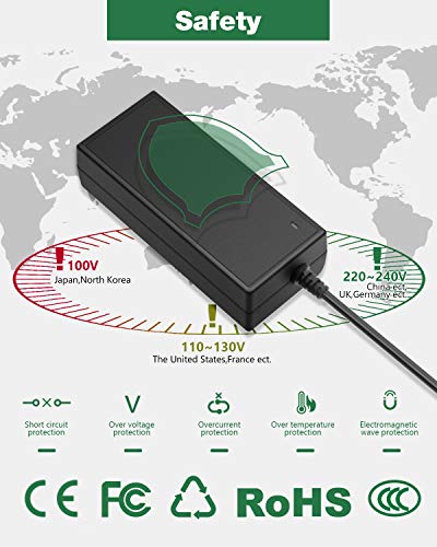 Jovno 5V 15A Adapter, 100-240V Ac To Dc 5 Volt 15 Amp 75W Power Supply, 12A 10A 9A 8A Converter Rgb Leds Driver 5.5X2.5Mm Tip 7.5Ft Cord For Christmas Lights Ws2812B Ws2811 Ws2813 Sk6812 Led Strips #TOP3