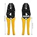 Voilamart Crimping Tool Set Ratcheting Wire Crimper Tool with 5 PCS Interchangeable Dies Ratchet Crimping Tool Kit For Heat Shrink Connectors, Non-Insulated, Insulated, Ferrule Terminals