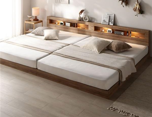 ベッド クイーン160 ベッドフレームのみ グレージュ ds-2423380 ベッド