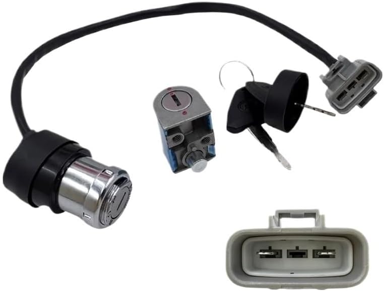 Ignition Key Switch Fit for Ya ATV B Be 400 Ko 450 700 Gr 550 600 660 700 Replace 28P-82510-01-00 3B4-82510-00-00