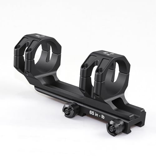 Techhunters Precision Rifle Scope Mounts - 6061-T6 Aluminum Picatinny Cantilever Scope Mounts 1.42 inch Center High | 30mm Scope Mount