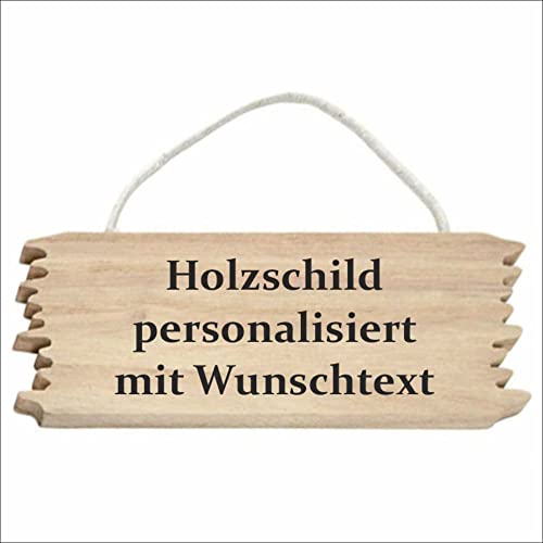 Holzschild mit Spruch