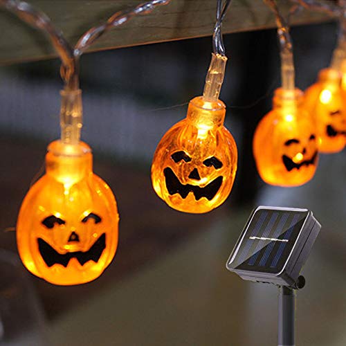 Cadena de luces de calabaza de Halloween SNOMYRS