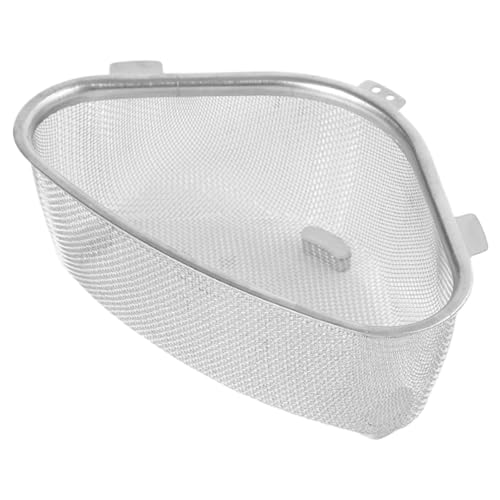 Cesta de colador de fregadero, colador de fregadero - Cesta de filtro triangular drenaje de esquina de cocina - Escurridor de filtro de acero inoxidable, colador multifuncional de acero inoxidable