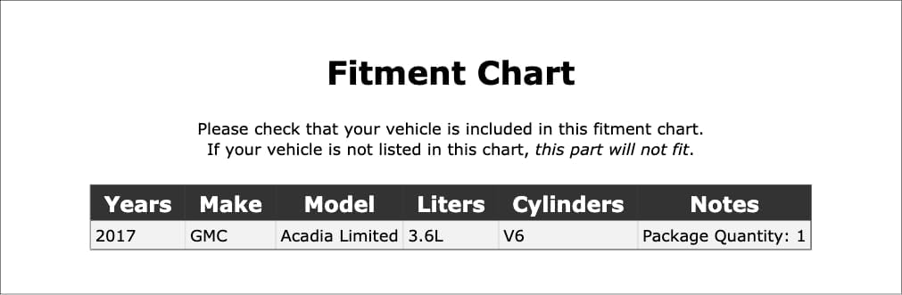 Exhaust Manifold Stud and Nut Compatible With GMC Acadia Limited 3.6L V6 2017 P-4959584