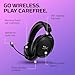 HyperX Cloud Stinger 2 - Wireless Gaming Headset – Compatible with PC. Noise-cancelling Swivel-to-mute Microphone, Comfortable Memory Foam, UP to 20 hours of battery life,Black