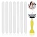 24 Pcs Non-Slip Bathtub Stickers, Anti Slip Shower Strips Treads, Safety Bathroom Tubs Mat with Scraper, for Pools Stairs Steps Ladders Boats