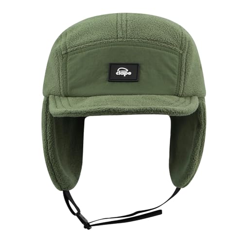 Chapka ushanka aviateur en textile robuste et doublure thermique haute performance