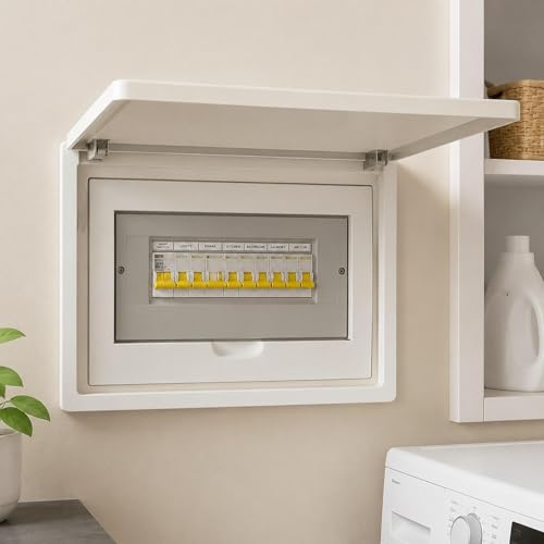 Tapa para caja eléctrica de PVC 40x30cm con diseño decorativo para pared de cocina y baño 8