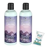 EQUIDERMA (2 Pack) Horse Skin Lotion with 10‑Count Pet Faves Pet Wipes – Gentle Soothing Relief for Cannon Bone, Mane & Tail Irritation, Dry Skin & Scabs