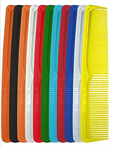 Brittny 9" Bulk Combs - Breakable Clear Assorted (Pack of 2)