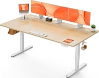 ErGear – ErGear Höhenverstellbarer Schreibtisch 160x80cm 4-Speicher G