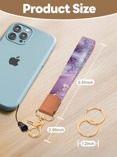 Image of Wristlet Keychain for Women and Men, Key Chain Holder, Wrist Lanyard for Keys