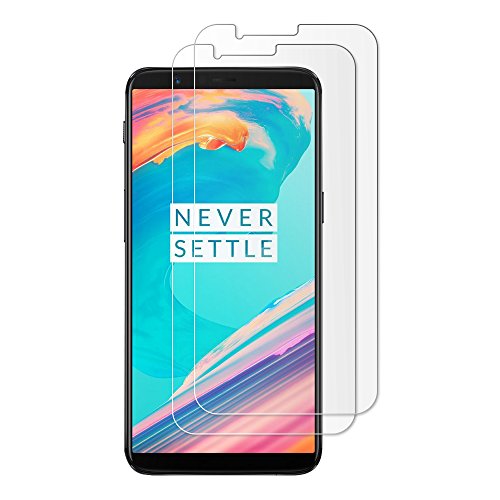 Pack of 2 Gzerma Screen Protector Film for OnePlus 5T, High Definition Clear Case Friendly Easy to Install Shockproof Front Protective Cover for One Plus 5T A5010 Phone（Not Tempered Glass