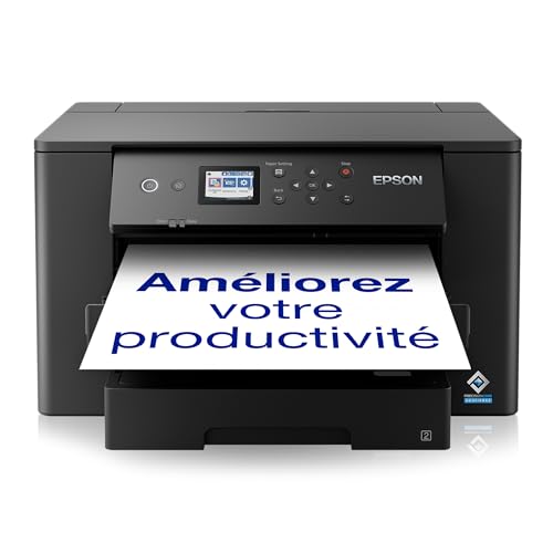 Epson Imprimante WorkForce WF-7310DTW : Imprimante recto verso / Fax, Chargeur de documents, A3+,...