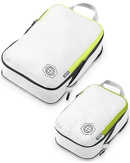 TRIPPED Travel Gear Compression Packing Cubes for Carry-On Travel 2-Pack
