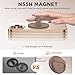COFFKER Magnetic Phone Grip Ring Holder, Liquid Silicone Magnet Cell Phone Grip Finger Loop, Compatible with Magsafe, Back of Phone for iPhone 17/16/15/14/13/12 Series, Light Brown