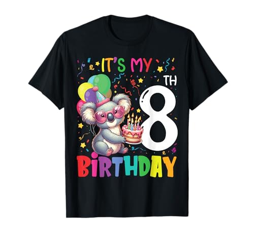 Es ist mein 8. Geburtstag, Koala, 8 Jahre, Jungen, Mädchen, Kinder T-Shirt