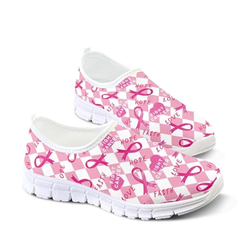Image of Floral Sneakers for Women Colorful Art Shoes for Women Slip On Casual Work Shoes