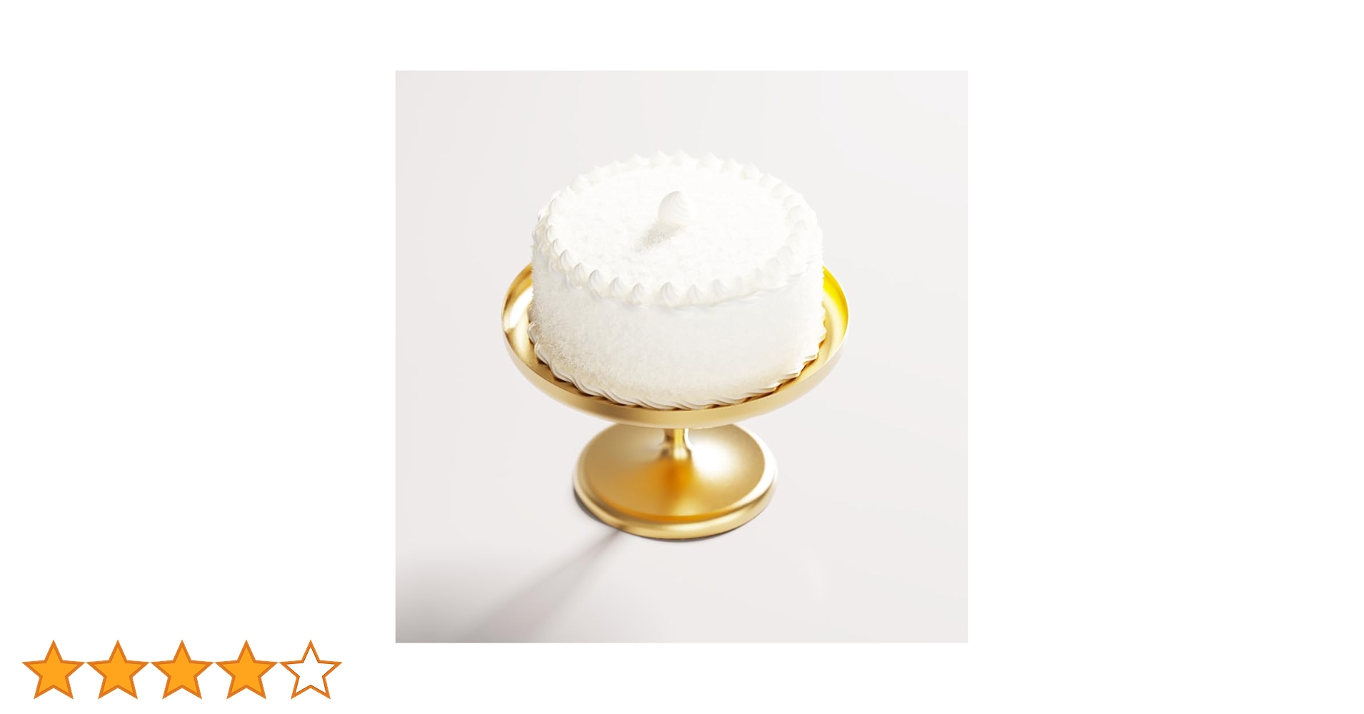 ミントグリーンのケーキスタンド　フリル　ドット　ディスプレイ ケーキスタンド クラシック Mサイズ Φ21cm BW-01M[木製 ケーキ