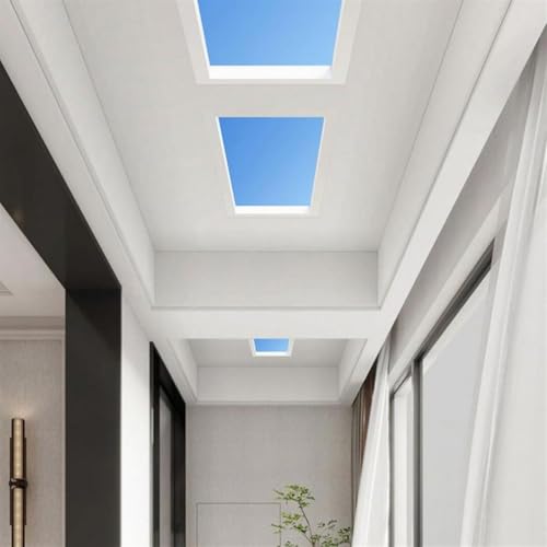 Inteligentne światło sufitowe LED do piwnicy, kuchni, sypialni, salonu, lobby hotelowego i przejścia, naturalnej instalacji światła dziennego Blue Sky Light
