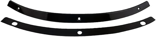 Parabrisas de motocicleta de acero negro brillante suave compatible con Harley Davidson Touring Street Glide Electra Glide Ultra Limited Tri Glide