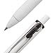 Uni-Ball® One Retractable Gel Pens, Micro Point, 0.5 mm, White Barrel, Black Ink, Pack of 12 Pens