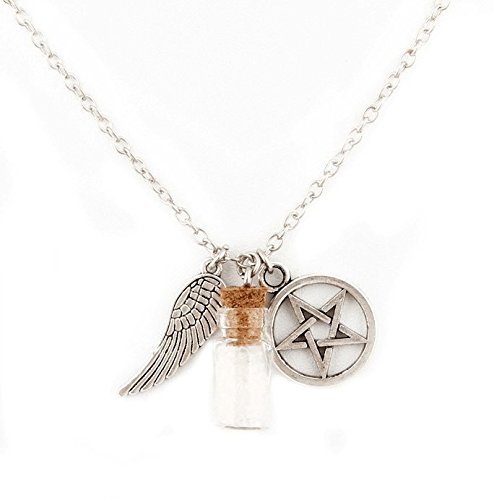 Wish Bottle Necklace - Glass Bottle Pendant - Glass Bottle Necklace - Tiny Bottle Necklace - Wish Bottle - Make a Wish Necklace - Glass Vial