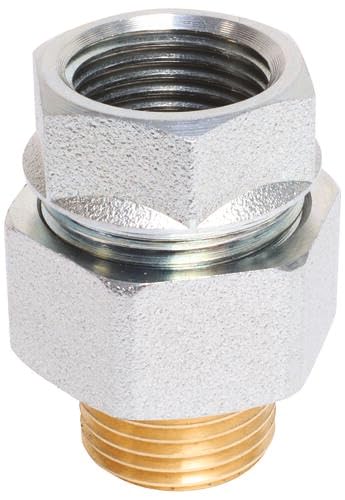 SOMATHERM FOR YOU - Raccord Isolant Diélectrique F15/21(1/2'') - M15/21(1/2'') - Protège Contre Courants Vagabonds - Température Maxi 90°C - Pression Maxi 10 Bars - Gris