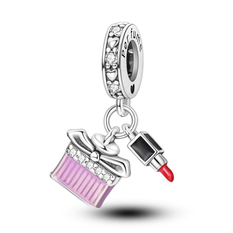 Charm adatto per braccialetti Pandora, in argento Sterling 925, per braccialetti da donna, regalo originale per lei