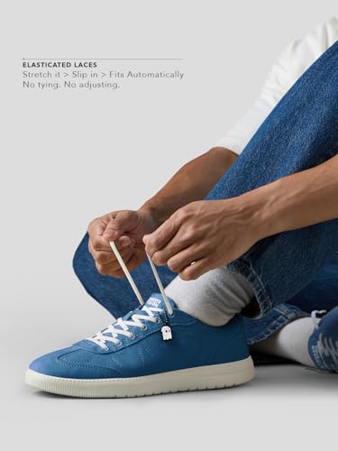 Image of The Souled Store UBZ Fly: Men and Boys Low Top Sneakers Minimalist Streetwear Casual Trainer Quilted Fabric Eva Midsole Flexible Sole Slip On Construction Lightweight All Season