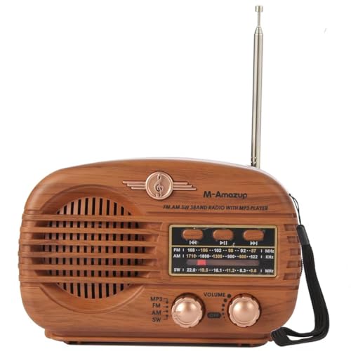 Radio retro AM FM à batterie pour capter partout sans friture