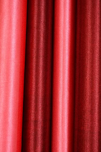 Image of HOME UTSAV 1 Piece Plain Shade Curtains for Long Door 9 Feet, Red (Red, 9 Feet (1Pc))