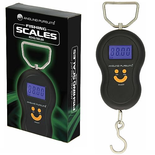 DIGITAL FISHING SCALES ANGLING PERSUITS 40KG + NGT BLACK WEIGHING SLING COMBO - Image 3