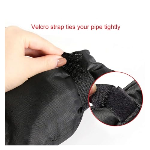 Protection de robinet d'eau antigel extérieure couvercle bleu hiver tissu imperméable