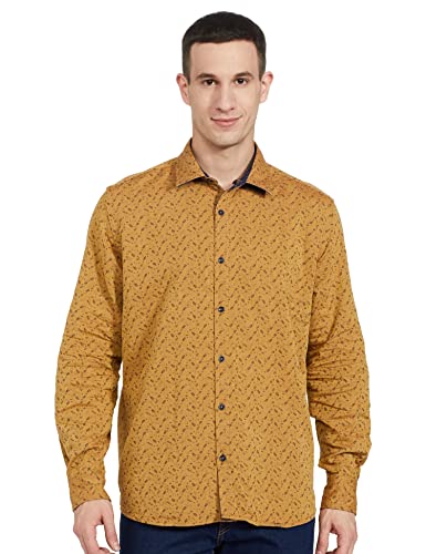 Image of Parx Men's Solid Slim Fit Shirt