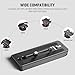 Neewer 501PL Tripod Fluid Head Quick Release Plate, Camera Mounting Plate with 1/4